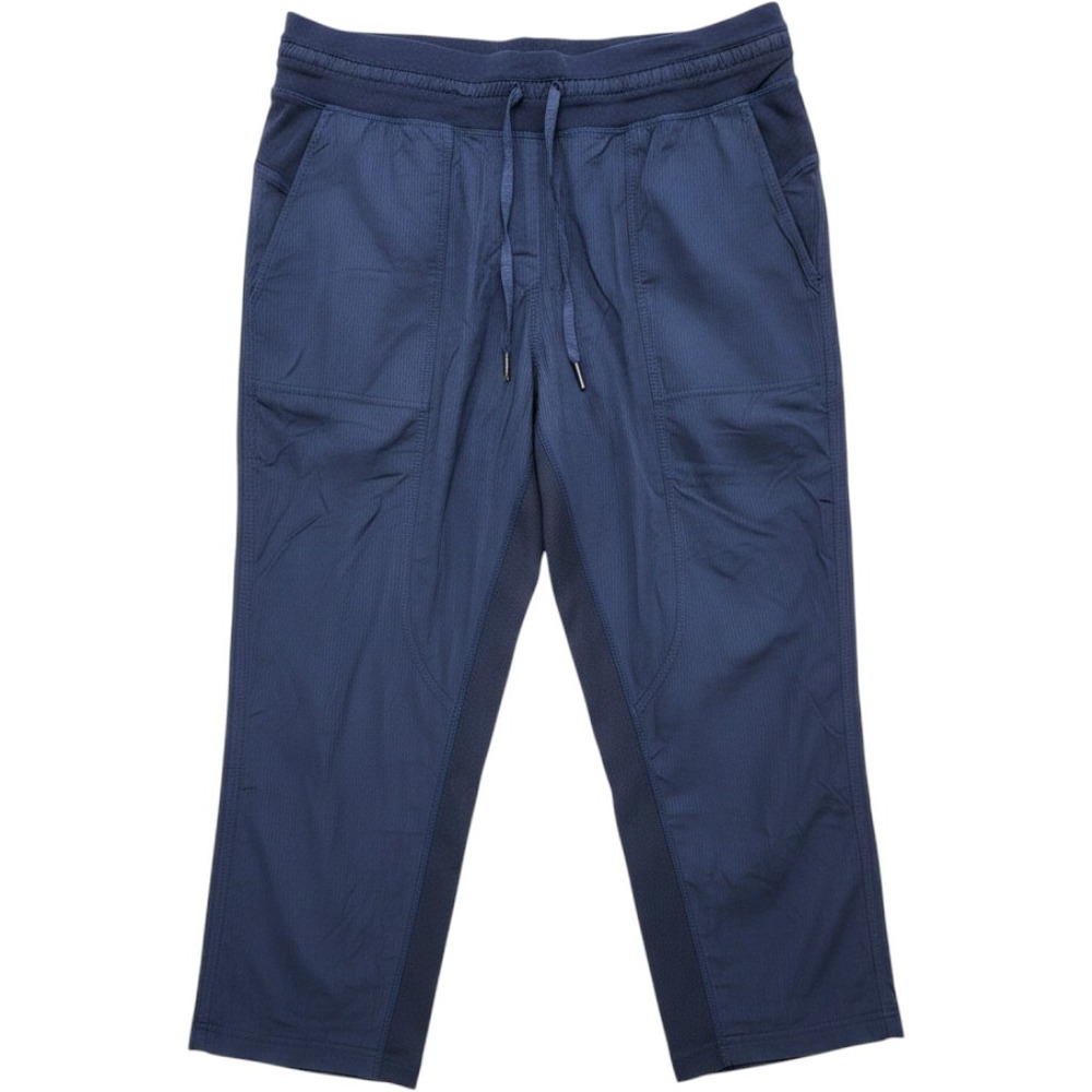 Lululemon Dance Studio Crop Navy Blue Drawstring Jogger Capri Size 14 Athleisure